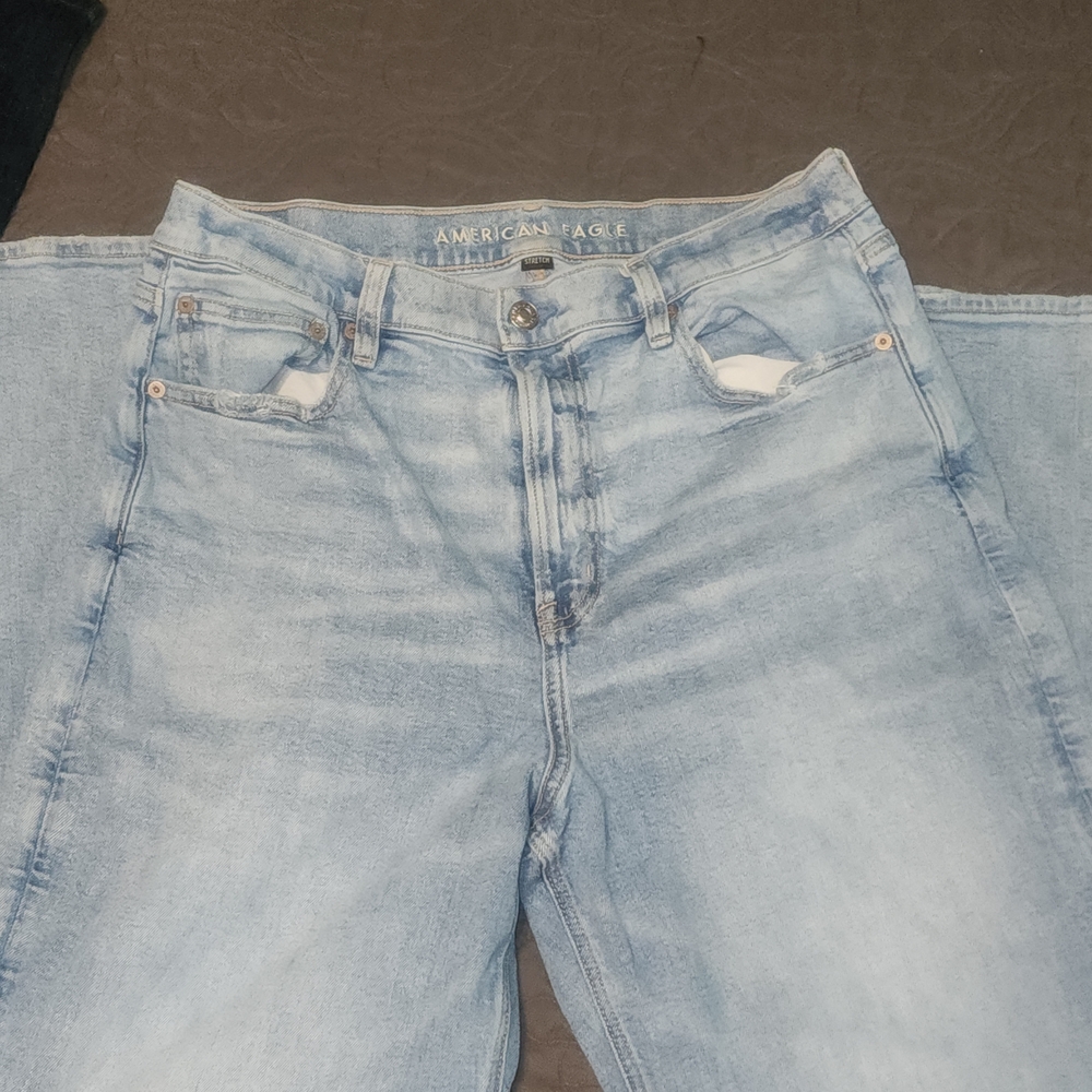 American Eagle Outfitters Womens Light Blue Skinny Jeans